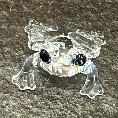 Swarovski kristallfigur frosch - swarovski,