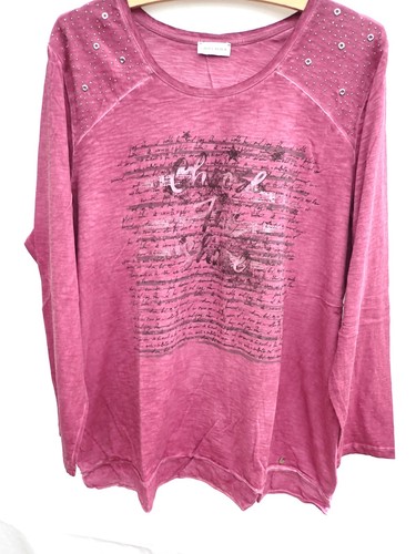 Gina laura shirt weinrot - gina,