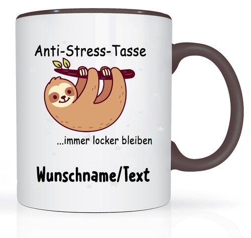 Anti stress tasse mit namen - anti,