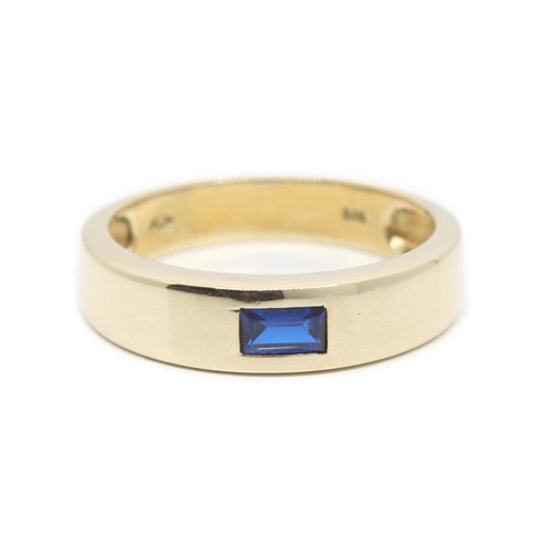 Band ring 333er gelbgold - ring,