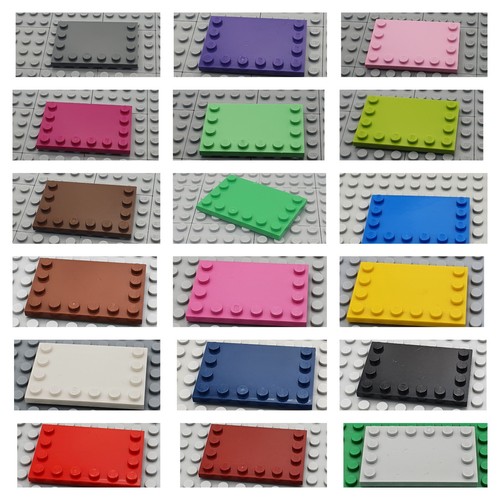 Lego platte fliese 4x6 - platte,
