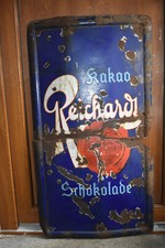 Altes Emailschild Reichardt