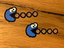 2x Krümelmonster Aufkleber