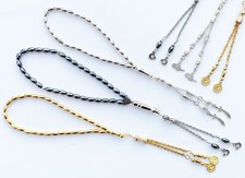 Tesbih 3x Farben 33 lü Ayyildiz Tugra Islamische Gebetskette Namaz Metall Gebet 