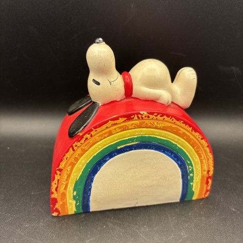 Snoopy regenbogen spardose - regenbogen,