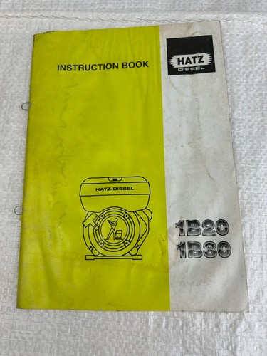 Hatz diesel motor instruction - diesel,