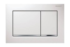 Geberit Omega 30 weiß / chrom WC Drückerplatte Betätigungsplatte Spülplatte