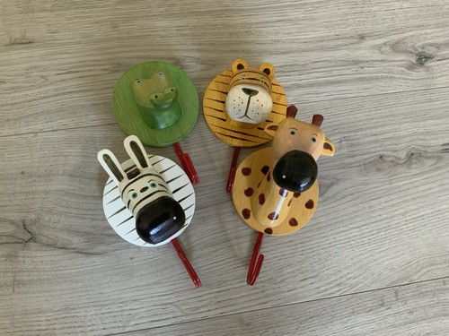Kinder wandhaken holz tiere - kinder,