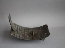 handgeschmiedeter Leuchter Kerzenhalter Eisen schwer Unikat mit Dorn