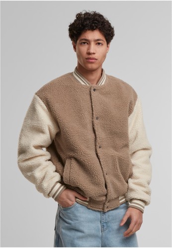 Herren teddy college jacke - herren,