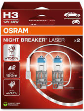 2St. OSRAM H3 NIGHT BREAKER® LASER Generation 2 (2025) Mehr Helligkeit 55W PK22s