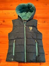 Steeds Stepp - Weste mit Kapuze Gr. L dunkles Türkis warm neuwertig