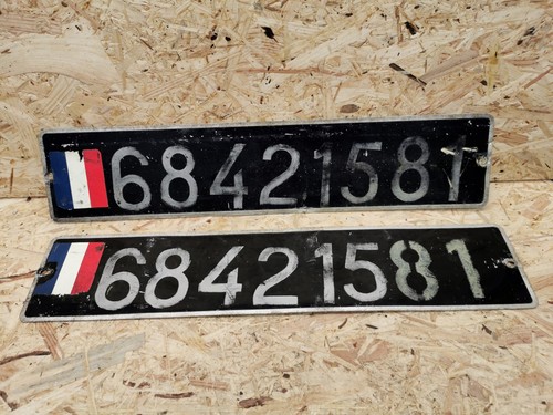 Altes nummernschild 1 - 2x,