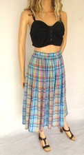 Vintage geraffter midi rock - vintage,
