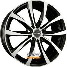 4 Alufelgen MAK WOLF Black