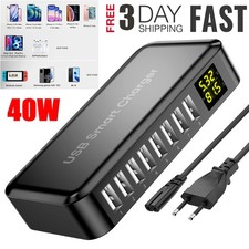 8-Port Multi Ladestation USB