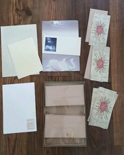 Dekoratives Briefpapier Umschlag Blatt Klappkarte Briefkarte Nostalgie Hochfein