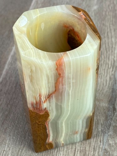 Vintage onyx marmor vase - vintage,