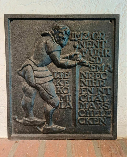 Gusseisenplatte relief - gusseisenplatte,