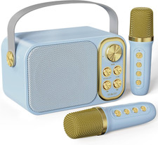 Karaoke Maschine Mikrofon Mini Anlage Tragbare Bluetooth Lautsprecher Musik Box