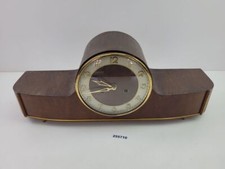 Tischuhr 60er Jahre Holz Batterie Umbau Retro Style Vintage Deko #255710