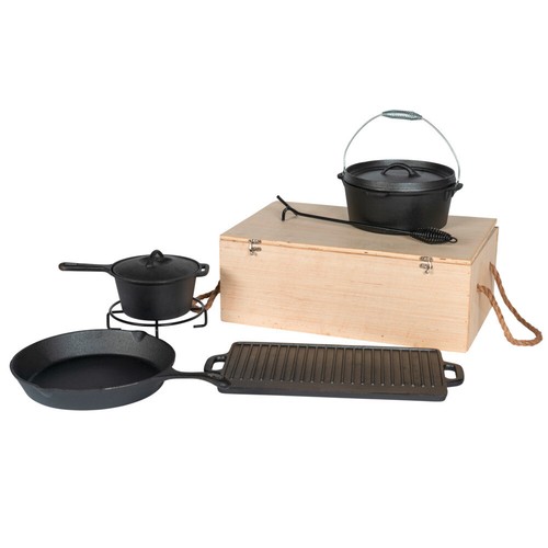 Dutch oven set teilig aus - 7-teilig,