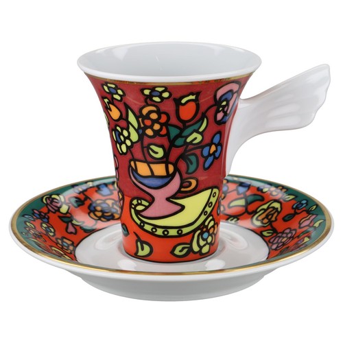 Espressotasse mit untere 9 - untere, nr.