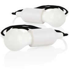 2x LED Hängelampe mit Zugschalter - kabellose Hängeleuchte - batteriebetrieben