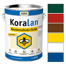 KORA Koralan Beutenschutz-Farbe 2.5 LTR Wetterschutzfarbe für Bienenkästen