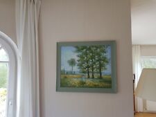 Ölgemälde Monet Frau Landschaft 60x70cm