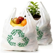 200Tüte Weiß Beutel Plastik