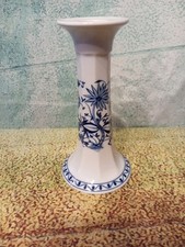 DDR Porzellan Kahla - Kerzenständer, Kerzenhalter - Zwiebelmuster 