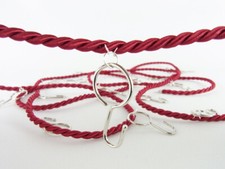 Kordel für Adventskalender mit 24 Haken (Schnur Seil Girlande) Farbwahl