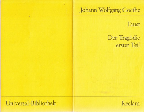 Reclam 00001 johann wolgang - reclam-,