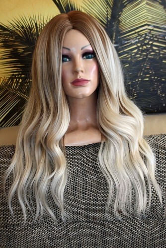 Perücke balayage lang blond - lang,