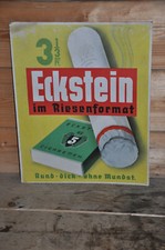 Altes Reklameschild 30er Jahre Eckstein Zigaretten Dresden,Sachsen,Tabak,Vintage