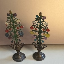 Uralte Ausschmückteile 2 Zinn