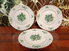 HAVILAND Limoges France TORSE Fruits Vert, 3 edle Dessert- Kuchenteller Ø 19cm