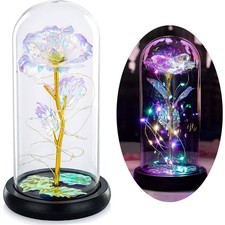 LED Rose, Glasschale