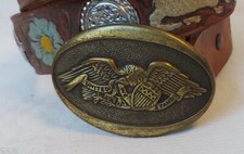 Gürtelschnalle American Eagle 1978 Buckle Schnalle American Heritage Coll. Mint