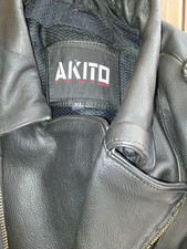 Lederjacke Herren XL Schwarz Bikerjacke Schwer Echtleder