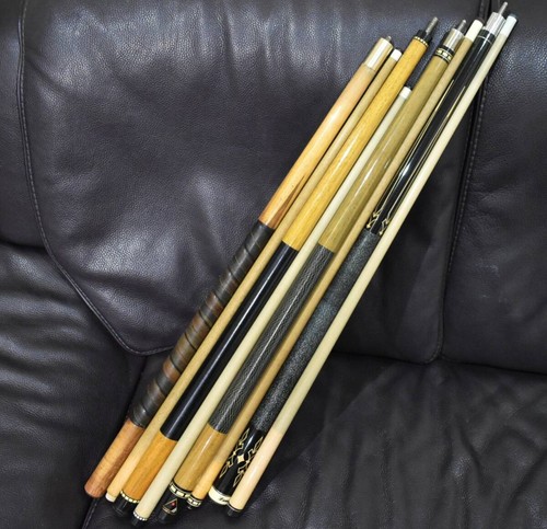 Vintage billard queue set - queue,