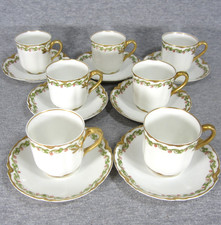 7 H&Co Haviland Limoges Clover