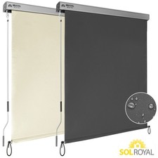 Senkrechtmarkise Außenrollo Sichtschutz Sonnenschutz Balkon Balkonrollo Markise