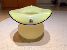 Erwin Eisch Vase gelb mit