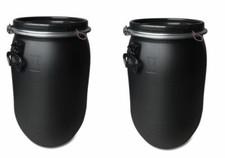 2 x 60 L Kunststofftonne