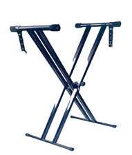 RockJam Verstellbarer Tastaturständer mit Verriegelungsriemen und Schnellverschl