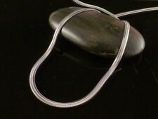 Kette Halskette Edelstahl Schlangenkette flach Snake Breite 1,7 - 2,8 mm Neu