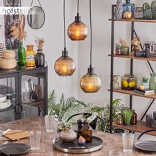  Hänge Leuchte Glas 3-flammig