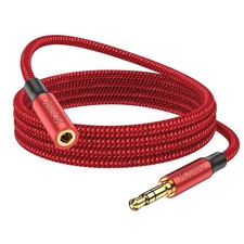 Klinke Verlängerungskabel, 8m, Audiokabel, Stereo, vergoldet, geflochten, Sma...